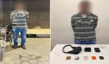 ضبط سارق حقيبة خطفها بدراجة نارية فى مدينة نصر