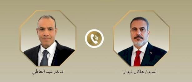 اتصال هاتفي بين وزير الخارجية ونظيره التركي
