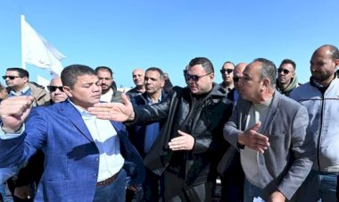 وزير الإسكان يتفقد أعمال التطوير بقرى مارينا ومشروع البوغاز لتوصيل المياه لبحيرة نيو مارينا