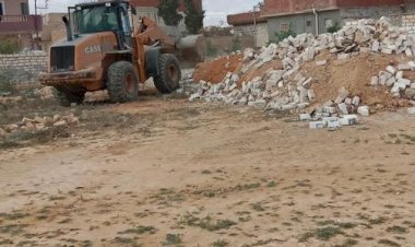 إزالة تعديات على الأراضى الزراعية وأملاك الدولة بمحافظة الدقهلية