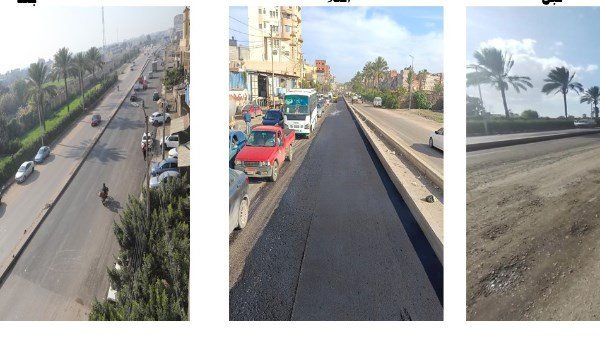 النقل تستجيب للمواطنين وتنهى أعمال رفع كفاءة طريق «وصلة السنانية» بدمياط