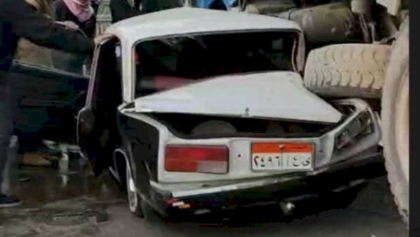 النقل عجن التاكسي.. إصابة 3 أشخاص في حادث تصادم أعلى كوبري الواسطى بأسيوط