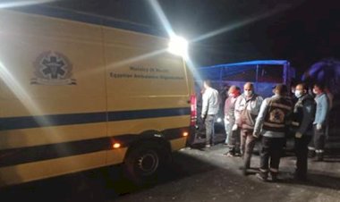 مصرع شاب وإصابة 3 آخرين فى حادث تصادم بطريق أجا المنصورة