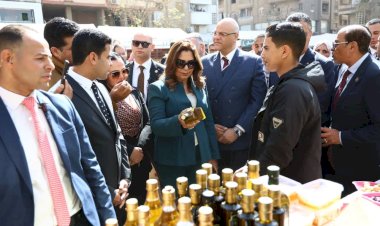 وزير التموين ووزيرة التنمية ومحافظ القليوبية في جولة موسعة لافتتاح مشروعات خدمية ومعارض سلعية
