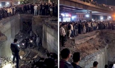 حادث مأساوي.. سقوط ميكروباص في حفرة عميقة بالزاوية الحمراء