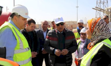 وزير الكهرباء يتفقد محطة الربط الكهربائي المصري السعودي العملاقة جهد 500 كيلو فولت تيار مستمر بمدينة بدر