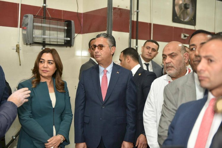 وزيرا التنمية المحلية والبيئة والتموين يفتتحان مجزر كفر شكر المطوّر