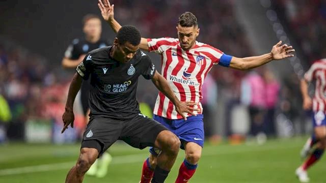 أتلتيكو مدريد في اختبار صعب ضد كلوب بروج بدوري أبطال أوروبا