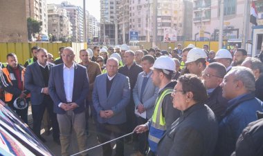 وزير النقل يتابع الموقف التنفيذي لمشروع  إعادة تأهيل وتطوير ترام الرمل