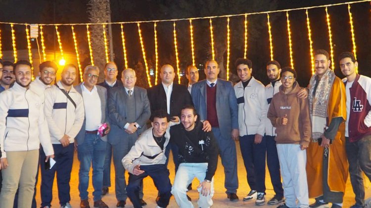 إفطار جماعي رمضاني بجامعة حلوان التكنولوجية الدولية